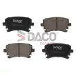 DACO Germany 320210 - Jeu de 4 plaquettes de frein avant