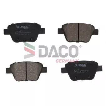 DACO Germany 320213 - Jeu de 4 plaquettes de frein avant