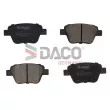 DACO Germany 320213 - Jeu de 4 plaquettes de frein avant