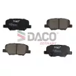 DACO Germany 320604 - Jeu de 4 plaquettes de frein avant