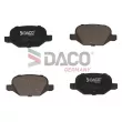 DACO Germany 320911 - Jeu de 4 plaquettes de frein avant