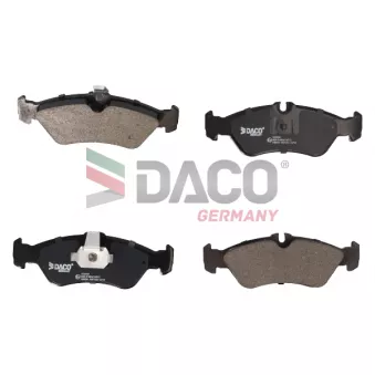 DACO Germany 323329 - Jeu de 4 plaquettes de frein avant
