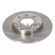 DACO Germany 609910 - Jeu de 2 disques de frein arrière