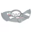 Déflecteur, disque de frein DACO Germany [612201]