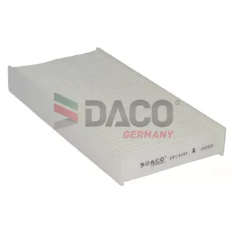 Filtre, air de l'habitacle DACO Germany DFC0601 pour CITROEN C6 2.7 HDI - 204cv