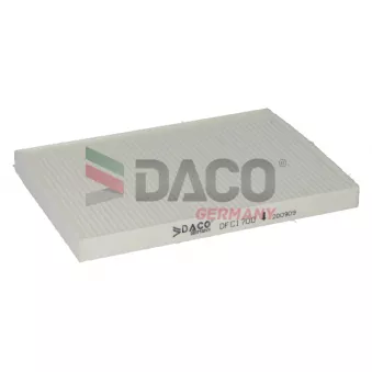 Filtre, air de l'habitacle DACO Germany DFC1700 pour KIA PRO CEED 1.6 CRDi 128 - 128cv