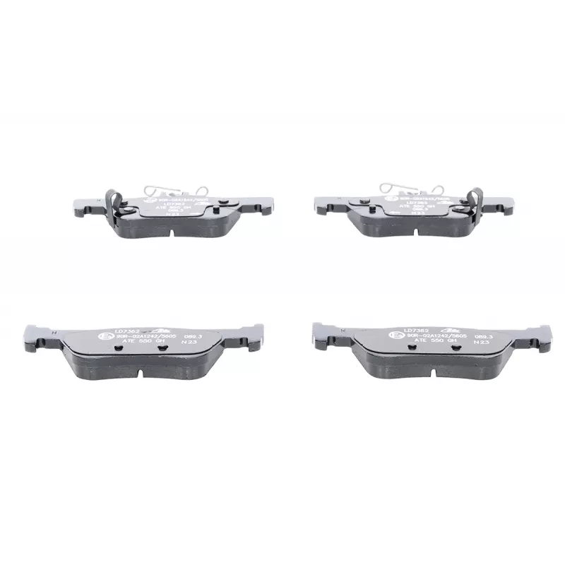 Jeu de 4 plaquettes de frein arrière ATE 13.0470-7362.2 - Visuel 2