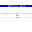 Tirette à câble, frein de stationnement ATE [24.3727-0489.2]
