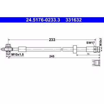 Flexible de frein ATE 24.5176-0233.3