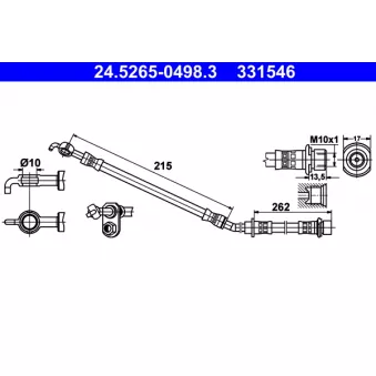 Flexible de frein ATE OEM 9094702G34