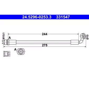 Flexible de frein ATE OEM 9094702H01