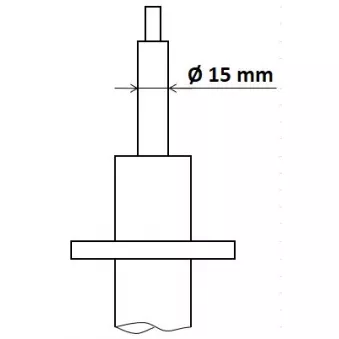 Jeu de 2 amortisseurs avant KYB 3418014