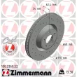 ZIMMERMANN 100.3360.52 - Jeu de 2 disques de frein avant