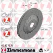 Jeu de 2 disques de frein avant ZIMMERMANN [100.3375.70]