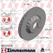 ZIMMERMANN 100.3391.75 - Jeu de 2 disques de frein arrière