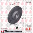 ZIMMERMANN 150.2901.54 - Jeu de 2 disques de frein arrière