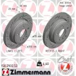 ZIMMERMANN 150.2902.53 - Jeu de 2 disques de frein arrière