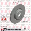 ZIMMERMANN 150.2946.20 - Jeu de 2 disques de frein arrière