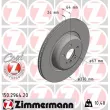 ZIMMERMANN 150.2964.20 - Jeu de 2 disques de frein arrière