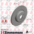 ZIMMERMANN 150.2964.32 - Jeu de 2 disques de frein arrière