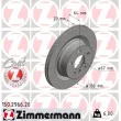 ZIMMERMANN 150.2966.20 - Jeu de 2 disques de frein arrière