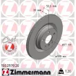 ZIMMERMANN 150.2979.20 - Jeu de 2 disques de frein arrière