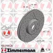 ZIMMERMANN 150.2981.20 - Jeu de 2 disques de frein arrière