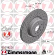 ZIMMERMANN 150.2982.20 - Jeu de 2 disques de frein arrière