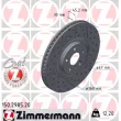 ZIMMERMANN 150.2985.20 - Jeu de 2 disques de frein arrière
