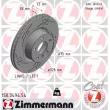 ZIMMERMANN 150.3494.54 - Jeu de 2 disques de frein arrière