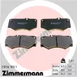 ZIMMERMANN 21056.180.1 - Jeu de 4 plaquettes de frein avant