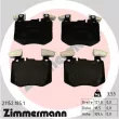 ZIMMERMANN 21152.185.1 - Jeu de 4 plaquettes de frein avant