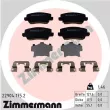 ZIMMERMANN 22904.175.2 - Jeu de 4 plaquettes de frein avant