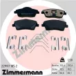 ZIMMERMANN 22997.185.2 - Jeu de 4 plaquettes de frein avant