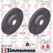 ZIMMERMANN 285.3519.53 - Jeu de 2 disques de frein avant