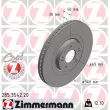 ZIMMERMANN 285.3542.20 - Jeu de 2 disques de frein arrière