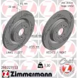 ZIMMERMANN 290.2271.53 - Jeu de 2 disques de frein arrière