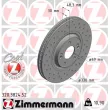 Jeu de 2 disques de frein arrière ZIMMERMANN [320.3824.52]