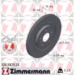 ZIMMERMANN 320.3829.20 - Jeu de 2 disques de frein arrière