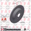 ZIMMERMANN 400.3650.52 - Jeu de 2 disques de frein arrière