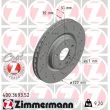Jeu de 2 disques de frein avant ZIMMERMANN [400.3693.52]