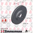 ZIMMERMANN 400.5522.30 - Jeu de 2 disques de frein arrière