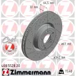 ZIMMERMANN 400.5528.20 - Jeu de 2 disques de frein avant