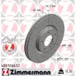 ZIMMERMANN 400.5566.52 - Jeu de 2 disques de frein arrière
