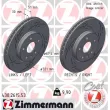ZIMMERMANN 430.2615.53 - Jeu de 2 disques de frein arrière