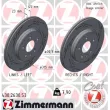 ZIMMERMANN 430.2630.53 - Jeu de 2 disques de frein arrière