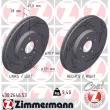 ZIMMERMANN 430.2646.53 - Jeu de 2 disques de frein avant