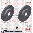 ZIMMERMANN 430.2651.53 - Jeu de 2 disques de frein arrière