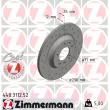 ZIMMERMANN 440.3112.52 - Jeu de 2 disques de frein arrière