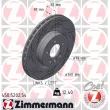ZIMMERMANN 450.5202.54 - Disque de frein arrière gauche